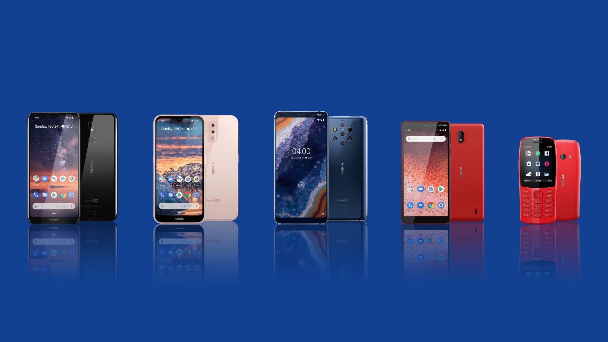 Nokia line-up at MWC 2019