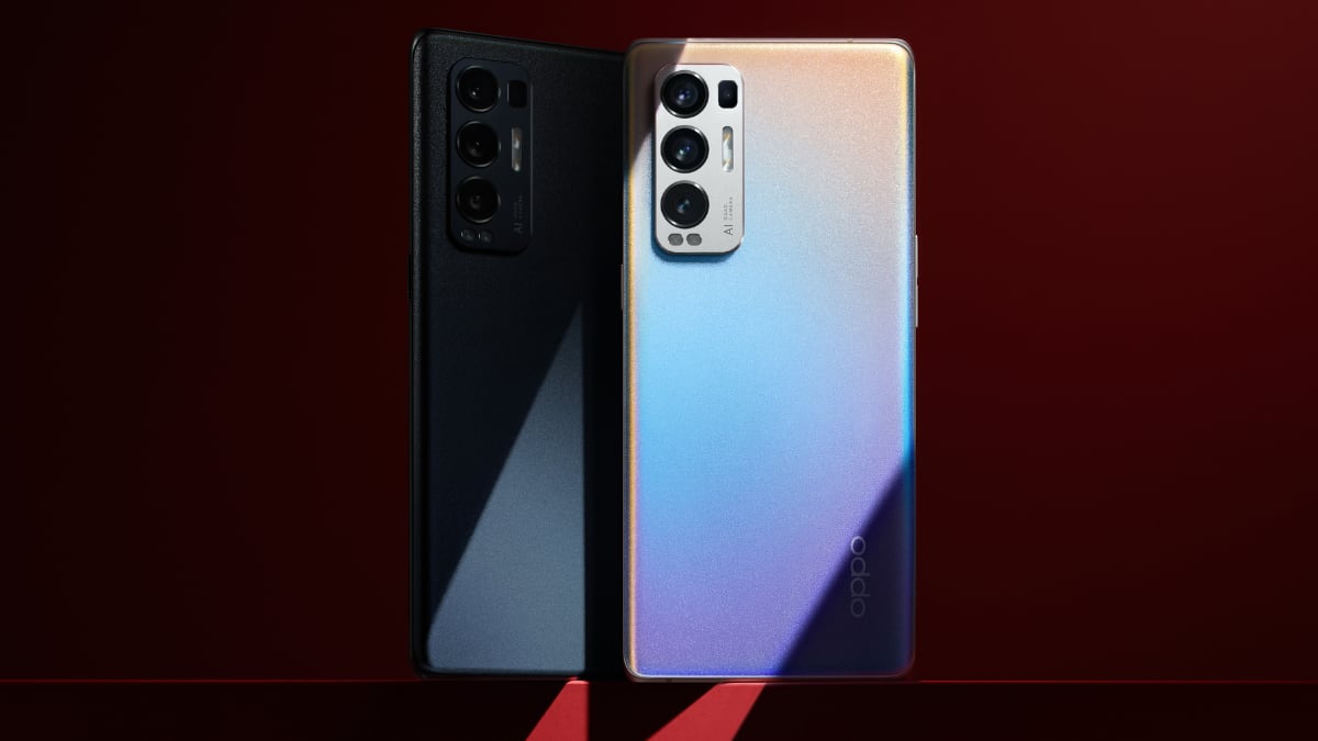 Colourful, flexible cover for Oppo Find X3 Neo